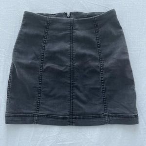 Free People high waisted mini skirt 🌚